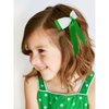 7PCS St. Patrick's Day Hair Bows Clips for Girls Lucky Shamrock Hair Clips Bows Women Girls St. Patrick's Day Costume Hair Accessories