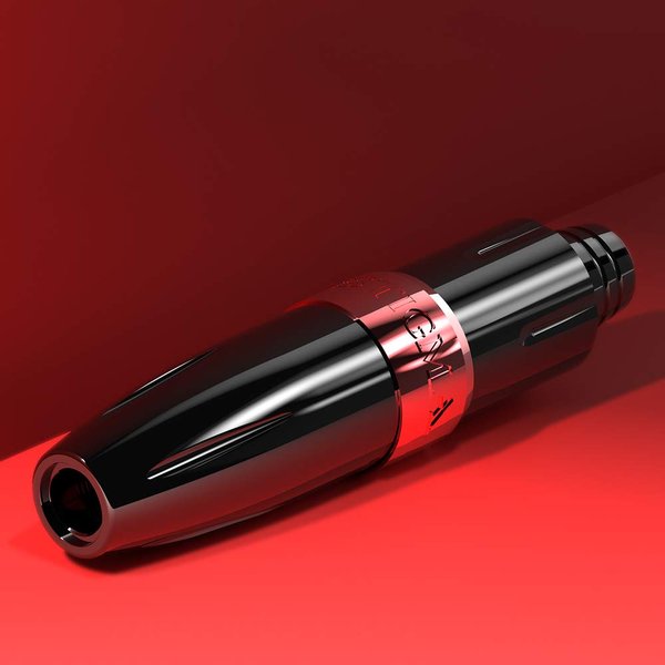 STIGMA Rotary Tattoo Machine Pen Tattoo Gun with Japan Motor Ultra High Speed Rotation RCA Connected for Tattoo Artist Black EM122-1