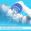 8 Pack Sensitive Gum Care Replacement Brush Heads Compatible with Oral b Braun Electric Toothbrush. Soft Bristle for Superior and Gentle Clean.