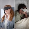 OSTRICH PILLOW Eye Mask | 3D Ergonomic mask | Adjusts to The Shape of Your face | Mask for Sleeping, Resting, Relaxing | Blocks Light for Total Darkness (Gray)), em