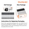 Shuttle Art Permanent Markers, 70 Pack Black Permanent Marker set,Fine Point, Works on Plastic,Wood,Stone,Metal and Glass for Doodling, Marking