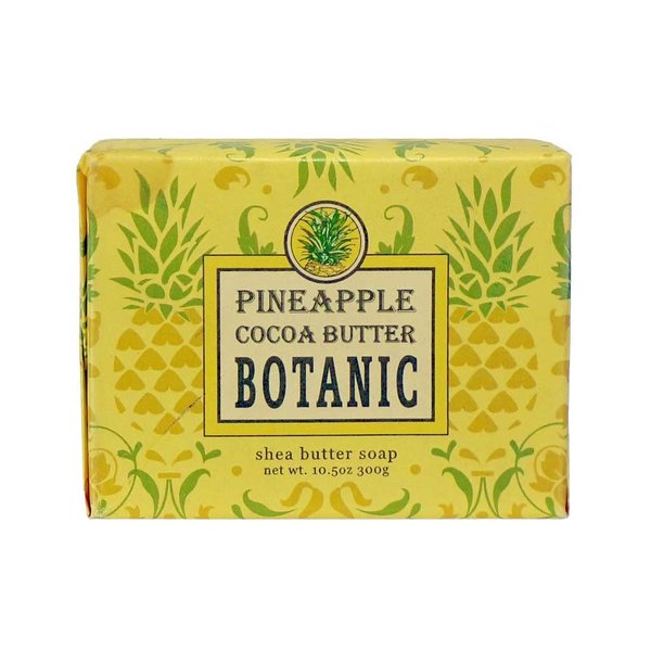 Greenwich Bay Trading Company Shea Butter Soaps with Essential Oils and Natural Extracts 10.5 ounce Block Soap Bar (Pineapple Cocoa Butter)
