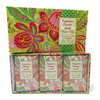 Greenwich Bay Trading Co. Shea Butter Spa Soap, 12.9 Ounce, Passion Flower and Olive Oil, 3 Pack