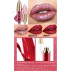Easilydays Halloween Diamond Shiny Matte Lipstick, Gothic Glitter Liquid Lip Gloss, Sparkling High Pigment Waterproof Long Lasting Lipsticks, Bold Shimmer Lip Glaze Lips for Masquerade, Cosplay, Halloween Makeup (#13)