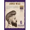 Bandido Aqua Wax 6 | 2-Pack | Medium Hold | Men's Hair Wax, Long Lasting Hold, Easy to Manage | 125ml / 4.22oz