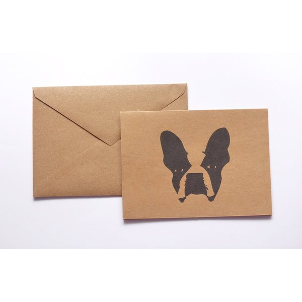 Boston Terrier Stationery Note Card Set