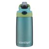 Contigo Aubrey Kids Stainless Steel Water Bottle with Spill-Proof Lid, Cleanable 13oz Kids Water Bottle Keeps Drinks Cold up to 14 Hours, Ocean