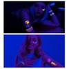 12 Sheets Glow in The Dark Temporary Tattoos Butterfly Flower Floral Luminous Tattoo Stickers Body Face Fake Waterproof Tattoos for Adults Women Man Rave Festival Accessories Party Favor Supplies