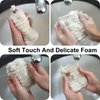 Wozoohyi Soap Bags for Soap Bars 3Pcs Soap Savers for Bar Soap,Natural Sisal Fiber Soap Bag for Foaming and Drying The Soap Bars,Beige Bar Soap Pouch for Massage, Peeling (3)