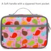 FlowFly Kids Lunch box Insulated Soft Bag Mini Cooler Back to School Thermal Meal Tote Kit for Girls, Boys, Bird