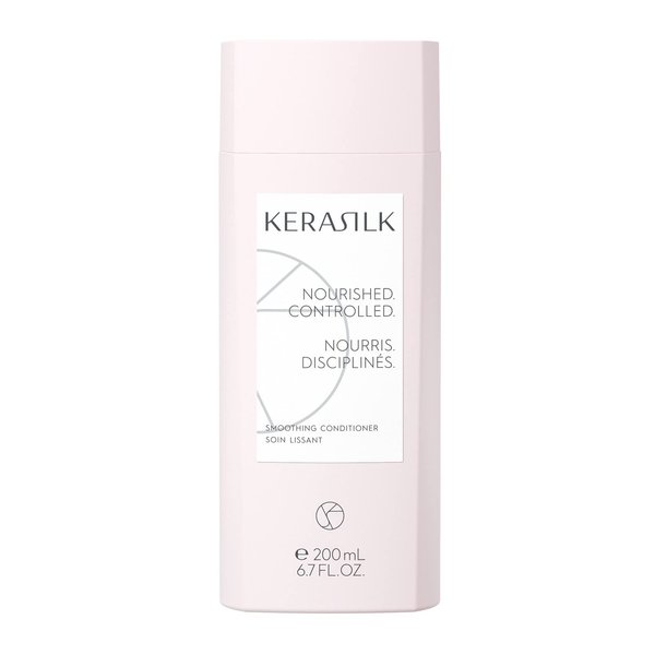 KERASILK Smoothing Conditioner |Intensively Nourishes & Conditions| Tames Frizz & Smooths Strands | For Coarse, Frizzy, Unruly Hair | Improves Manageability for All Hair Types & Textures | 200ml