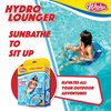 WAHU Hydro Lounger Versatile Pool Lounge Float for Sunbathing, Inflatable Beach and Pool Float Lounger with Inflate/Deflate Valve, Blue/Light Blue