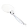 WITHit Office Rimless Magnifier, 3” D, Chrome – Desktop Magnifying Glass for Reading, 2.5X Magnifier with 5X Bubble, Alloy Zinc Handle with Chrome Finish