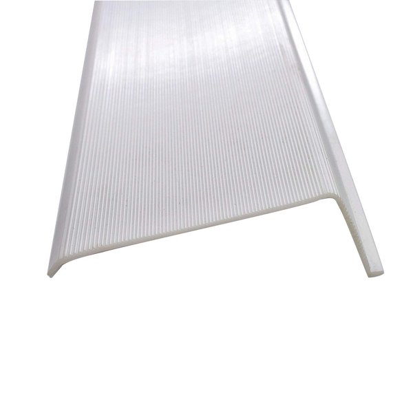 Beam Lighting Under Cabinet Light Cover Replacement | White Ribbed Acrylic Diffuser (L-Shaped, 21")