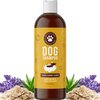 Deodorizing Dog Shampoo for Dry Skin - Moisturizing Colloidal Oatmeal Dog Shampoo for Smelly Dogs and Dog Grooming Supplies - Gentle Oatmeal Shampoo for Dogs for Pet Odor and Dog Wash Puppy Supplies