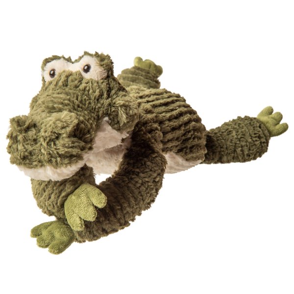 Mary Meyer Stuffed Animal Cozy Toes Soft Toy, 17-Inches, Alligator