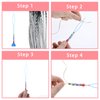 16PCS Hair Beader Tool Automatic Quick, Colorful Loading Beads on Hair Braids Beading Kit, Bead Threader Ponytail Maker Styling Hair Tail for Kids and Girls, Creating Beaded Hairstyles Effortlessly