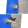 WADEO Brass Rain Barrel Spigot, Rain Barrel Quarter Turn Ball Valve Spigot with Bulkhead Fitting