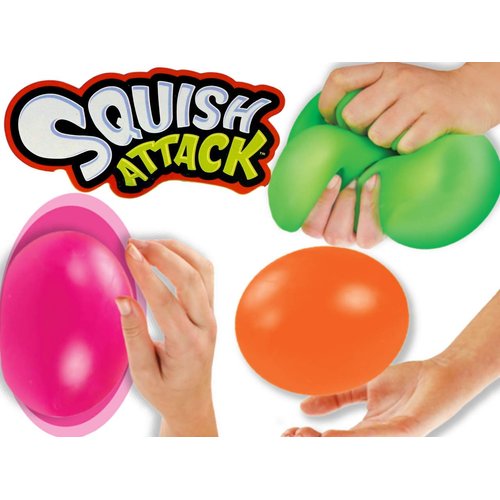 JA-RU Giant Stress Balls (1 Ball Assorted Color) Slow Rising Squishy Sensory Fidget Toys for Kids. Squeeze Balls for Hand Therapy. Anger Management Toys. Party Favors. 5567-1s