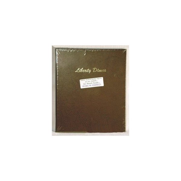 Dansco Barber Liberty Head Dimes Album #7121 (1892-1916)