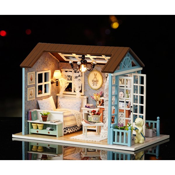 DIY Miniature Dollhouse Kit with Music Box Rylai 3D Puzzle Challenge for Adult Kids Z007