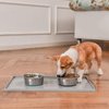 PEGGY11 Deep Stainless Steel Anti-Slip Dog Bowls, 2 Pack, 3 Cups