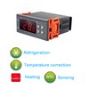 Digital Temperature Controller STC-1000 Digital LED Display DC 12V 10A Celsius Heating Cooling Centigrade Thermostat Sensor 2 Relay Output with NTC 10K Thermistor Sensors Temperature Probe