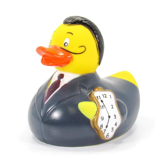 Yarto Famous & Historical Rubber Duck Bath Toys | Educational | Child Safe | Tested for Ages 0+ | Collectable | Party Favors | Cake Toppers (Salvador Dali)