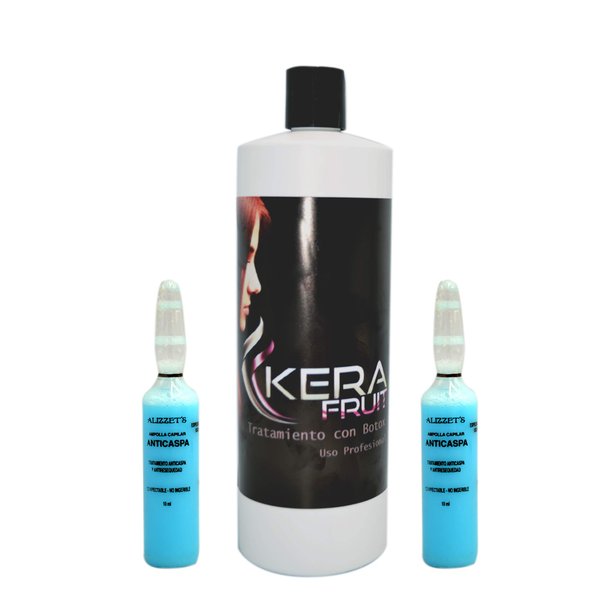 KERATIN BRAZILIAN COCOA-KERAFRUIT 1 LITRE (32 oz) 2 Botx Ampollas Free