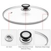 Tempered Glass Lid with Heat Resistant Handle,10.5"/26cm, Clear