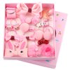 Starneey 18 Pcs Baby Elastic Hair Ties and Girls Hair ClipsHair Accessories Set Gift Set Hair Bow Cute Party Bowknot Hairpin