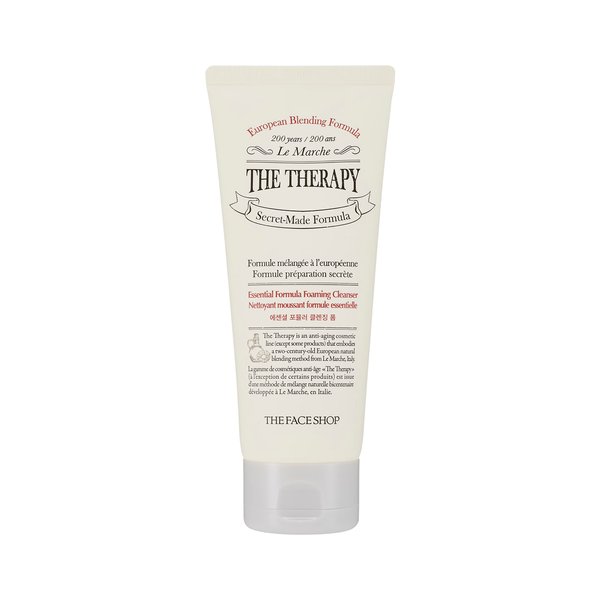 The Face Shop The Therapy Essential Formula Foaming Cleanser 5 fl oz, K-Beauty