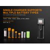 EdisonBright Fenix are-D1 USB powered smart battery charger for 21700/18650/16340 BBX5 battery carry case