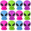 12 - Bright Alien 4.25" Squishy Slow Rise Foam - Scented Sensory, Stress, Fidget Toy Memory Foam Expands (Bulk - 12 Aliens (1 Dozen))