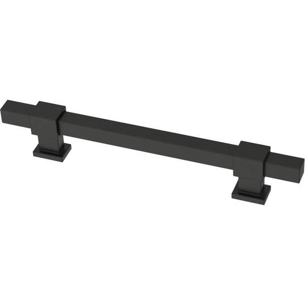 Franklin Brass P44368-FB-B Square Bar Adjusta-Pull Adjustable 1-3/8 to 5-6/15 (35-160 mm) Matte Black Cabinet Drawer Pull (5-Pack)