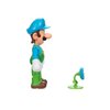 Super Mario 4" Action Figures Ice Luigi with Ice Flower