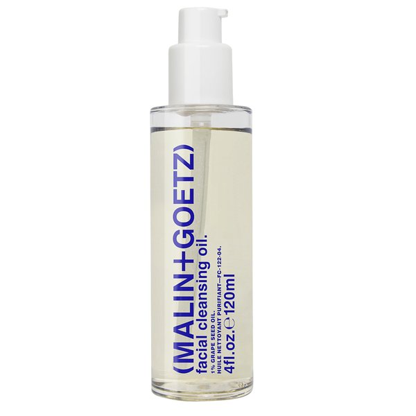 Malin + Goetz Facial Cleansing Oil, 4 Fl. Oz. - 2-in-1 Makeup Remover & Face Cleanser, Facial Skin Care Products, All Skin Types, Vegan & Cruelty-Free
