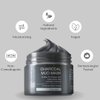 Bisou Bisou Bisou Clay, Dead Sea Mud & Charcoal Gel Face Mask Trio With Applicator, Deep cleansing Clay and Mask Applicator, Facial Therapy PH Balanced Hypo-allergenic