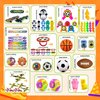 SPFYunion 60PCS Party Favor Toys Sports Party Favor Toys for Boys Girls Classroom Prizes Small Bulk Toys Birthday Gifts Goodie Bag Fillers