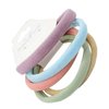 Generic Light Shades Hair Ties 6pcs for Women Girls, Seamless Thick Hair Band, Elastic Hair Ties No Ponytail Holder