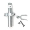 Pressed Steel Chain Link Fence Frame Hinge w/Bolt - (2 Sets Pack) (1-3/8")