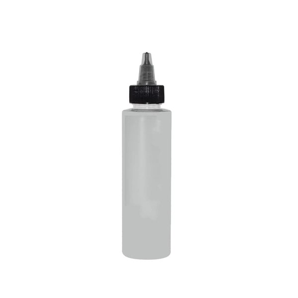 wolfmoon botanicals WM - (Pack of 6) 8 oz Natural Cylinder Bottle, Empty, Refillable, Reusable with twist open yorker top. Mfg. USA