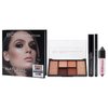 Natural Complete Eye and Lip Set - Includes Eyeshadow Palette, Eye Liner, Mascara, Lip Oil - 4 pcs