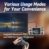 RG35XX H Handheld Game Console Linux System H700 3.5 inch IPS Screen 3300mAh Retro Video Gaming Console 5528 Classic Games Support 5G WiFi Bluetooth 4.2 (RG35XX H-White T)