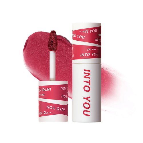 INTO YOU Matte Lipstick for Women, Matte Red Lipstick Long Lasting, Multi-Purpose for Lips and Cheek, Non-Stick Cup Not Fade Lip Stain Makeup Cosmetics Official Directly (EM14)