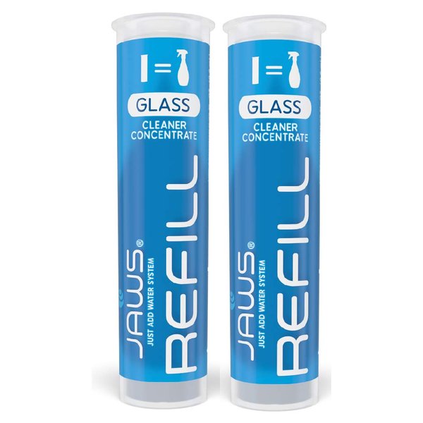 JAWS Glass Cleaner Refill Pack. Includes 2 Refill Pods. Refillable Cleaning Supplies.