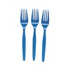 Fun Express - Royal Blue Plastic Forks (50 Pc) - Party Supplies - Solid Tableware - Cutlery - 50 Pieces