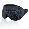 3D Sleep Mask, Contoured Cup Night Blindfold, Comfortable & Super Soft Sleep Eye Mask with Adjustable Straps for Women, Men, Sleeping Travel Yoga Naps (Leopard Print)