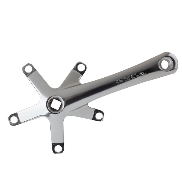 Origin8 Triple Alloy Crankarms, 165mm, Silver