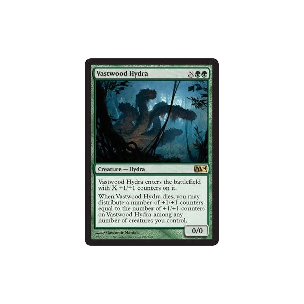 Magic The Gathering - Vastwood Hydra (198/249) - Magic 2014 - Foil